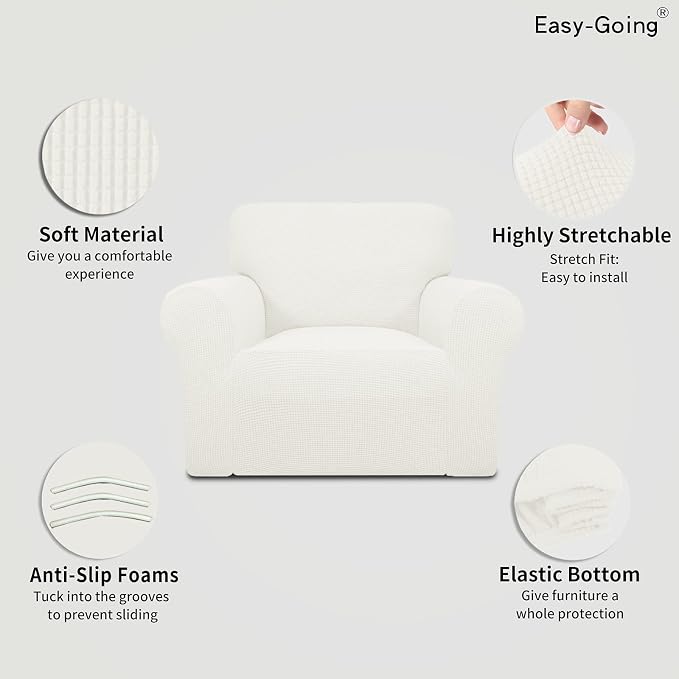 Easy-Going Stretch Oversized Chair Slipcover - Image 4