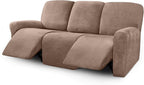 ULTICOR Velvet 8-Pieces Recliner Sofa Covers Stretch Reclining Couch Covers by ULTICOR