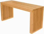 APRTAT Bamboo Dining Bench, 35 inch Farmhouse Decor Indoor Kitchen Table Bench by HEALTHYYOU