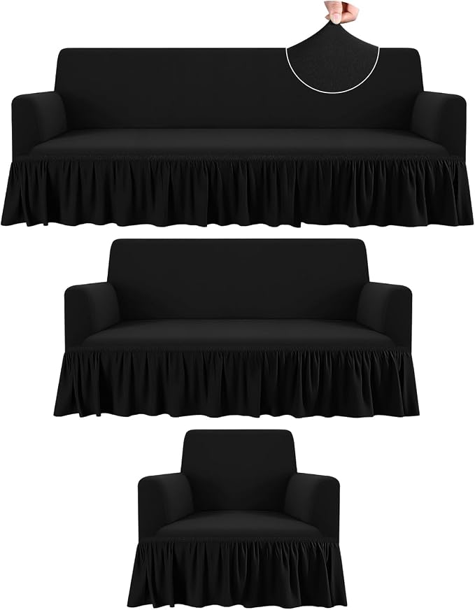 Fanfanwin 3 Pcs Sofa Slipcover Set by Fanfanwin