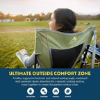 GCI Outdoor Comfort Pro Rocker Collapsible Rocking Chair & Outdoor Camping Chair - Image 4