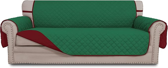 Easy-Going Reversible Couch Cover, 4 Seater Sofa, Washable Slipcover by Easy-Going