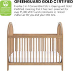 Soho Baby Everlee Convertible Island Crib, Honey Wood - Image 6