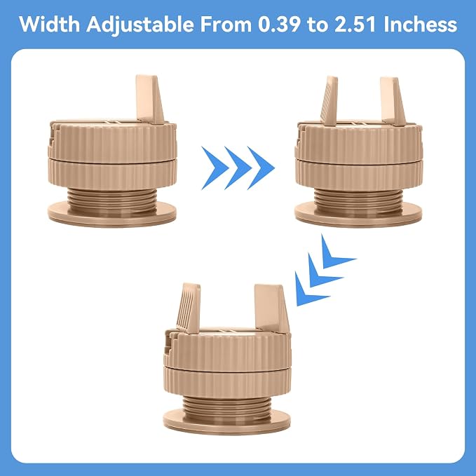 4 Pack Heavy Duty Bed Risers - Image 3