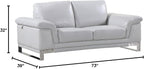 Blackjack Furniture Weston Collection Genuine Italian Leather Living Room - Image 12
