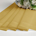 Gold Sheer Curtains 78 Inches Long 2 Panels - Image 6