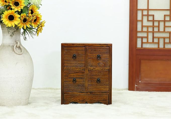 Korean Traditional Four-Tier Cabinet by Unknown