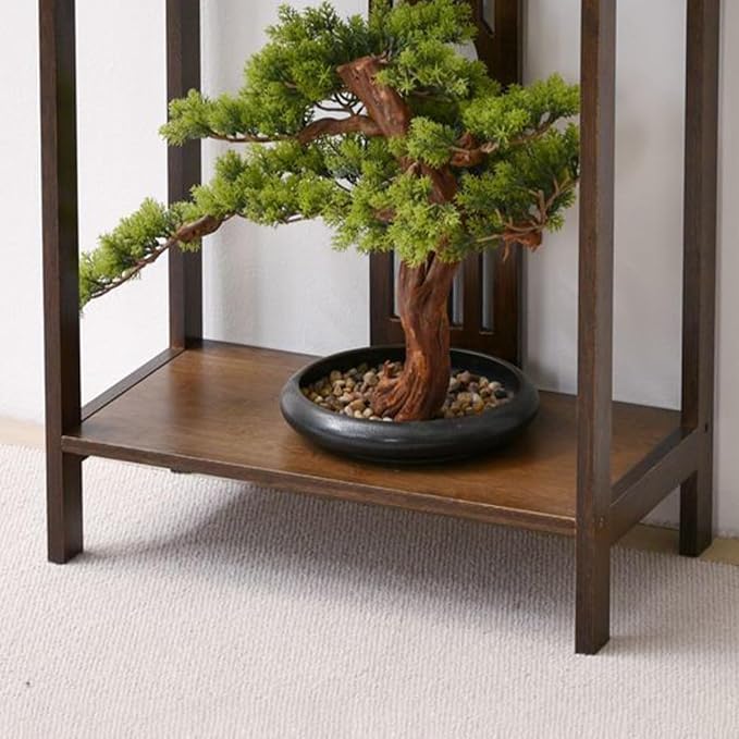 Gdrasuya10 Japanese Style Console Sofa Table, Walnut Bamboo Console Table - Image 8