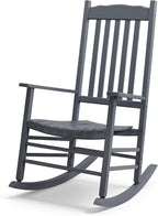 Outvita Outdoor Rocking Chair, Solid Wood High Back Rocker, All Weather Lounge by Outvita