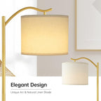 BoostArea Floor Lamp for Living Room, LED Arched Standing Lamp, Tall Modern - Image 4