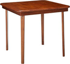 MECO Stakmore Classic Straight Edge Solid Wood Folding Card Table, Cherry Frame - Image 7