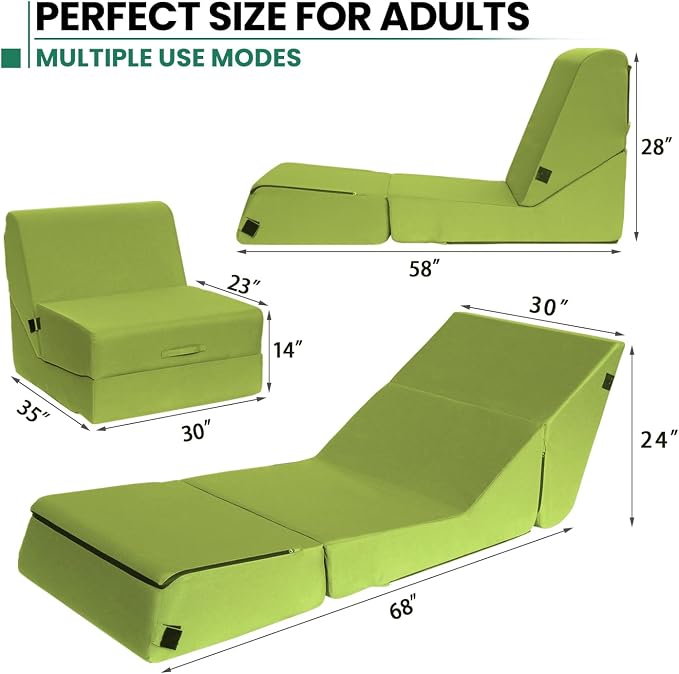 jela Outdoor Sofa, Waterproof Folding Lounge Chair and Sofa, UV Resistant Patio - Image 2
