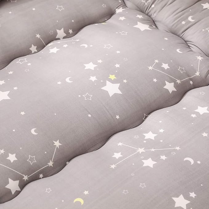MAXYOYO Grey Constellation Japanese Floor Futon Mattress, Tatami Floor Mat - Image 4