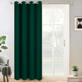 Yakamok Dark Green Room Darkening Curtains 84 inch Sliding Door Drapes | 1 by Yakamok