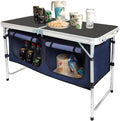 CampLand Outdoor Folding Table Aluminum Lightweight Height Adjustable by CampLand