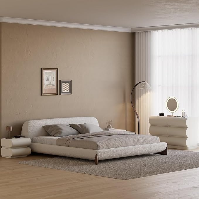 homary 3 Piece Bedroom Sets, Smart Night Stand - Image 4