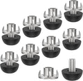 M8 Adjustable Furniture Leg, 304 Stainless Steel Furniture Feet, 8mm x 1.25 by Unknown