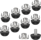 M8 Adjustable Furniture Leg, 304 Stainless Steel Furniture Feet, 8mm x 1.25 by Unknown