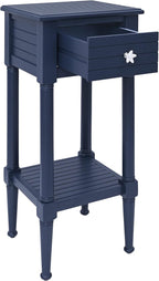 Linon Raleigh Navy Small Accent Table - Image 10
