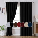 Joydeco 90 Inch Blackout Curtains - Image 9