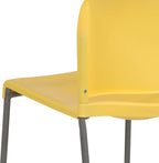 Flash Furniture HERCULES Series 5 Pack 880 lb. Capacity Yellow Full Back - Image 14
