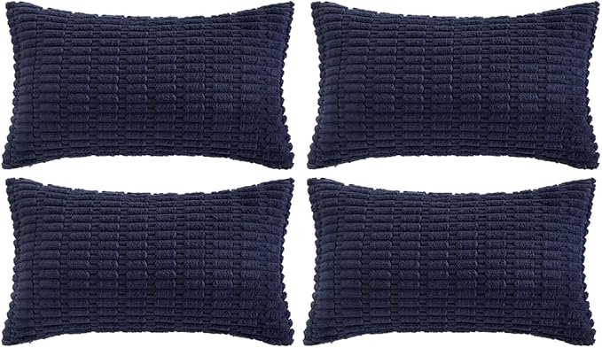Fancy Homi 4 Packs Decorative Throw Pillow Covers by Fancy+Homi