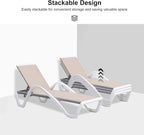 PURPLE LEAF Patio Chaise Lounge Chair - Image 5
