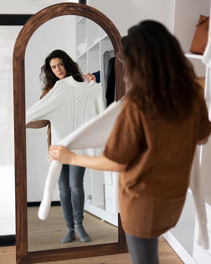 Full Length Mirror, Oversized Stand Up Mirrors Large Wall Mirrors, Wall Mounted - Image 7