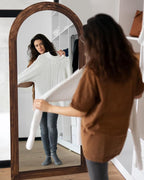 Full Length Mirror, Oversized Stand Up Mirrors Large Wall Mirrors, Wall Mounted - Image 8
