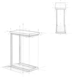 SIMPLIHOME Skyler Metal Table - Image 10