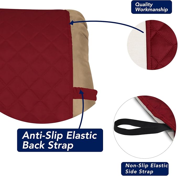PureFit Reversible Recliner Chair Covers Couch Covers - Image 3