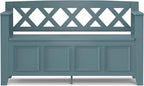 SIMPLIHOME Amherst Entryway Storage Bench - Image 6