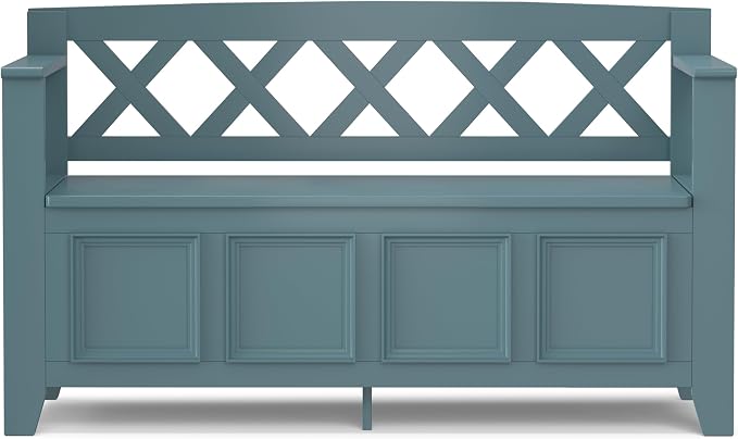 SIMPLIHOME Amherst Entryway Storage Bench - Image 6