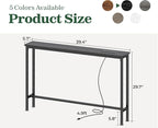 SUPERJARE 5.7 Inch Console Table - Image 3