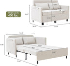 3-in-1 Convertible Sleeper Sofa Couch - Image 2