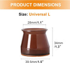 24 Pcs Chair Leg Floor Protectors - Image 7