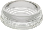 Heavy-Duty Clear Glass Coasters – Floor Protectors by Unknown