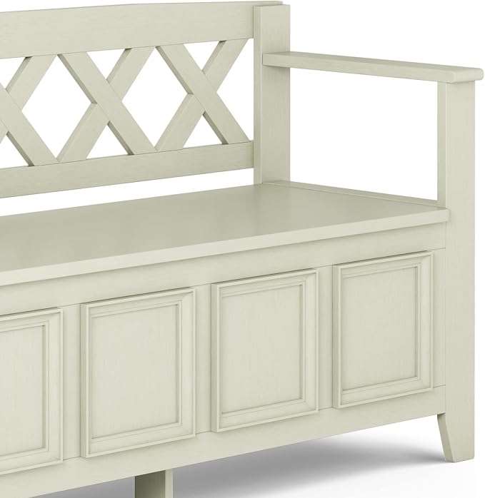SIMPLIHOME Amherst Entryway Storage Bench - Image 11