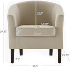 BELLEZE Accent Barrel Chair - Image 3