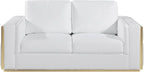 Blackjack Furniture Catania Modern Top Grain Italian Leather Sofa Set - Image 4
