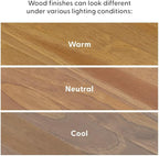 Plank+Beam Forma Console Table, 46 Inch, Solid Wood Sofa Table, Entryway Table - Image 6
