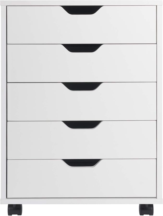 Winsome 10519 Halifax 5-Drawer Composite Wood Cabinet - Image 4