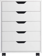 Winsome 10519 Halifax 5-Drawer Composite Wood Cabinet - Image 4