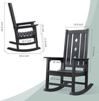 Oversized Rocking Chair, Outdoor Rocker - Image 2