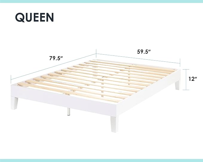 Mellow Naturalista Grand 12 Inch Solid Wood Platform Bed - Image 2