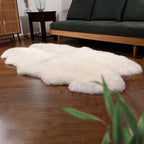 IRIWOOL Premium Genuine Fur Sheepskin Rug Real Australia Sheepskin Natural - Image 6
