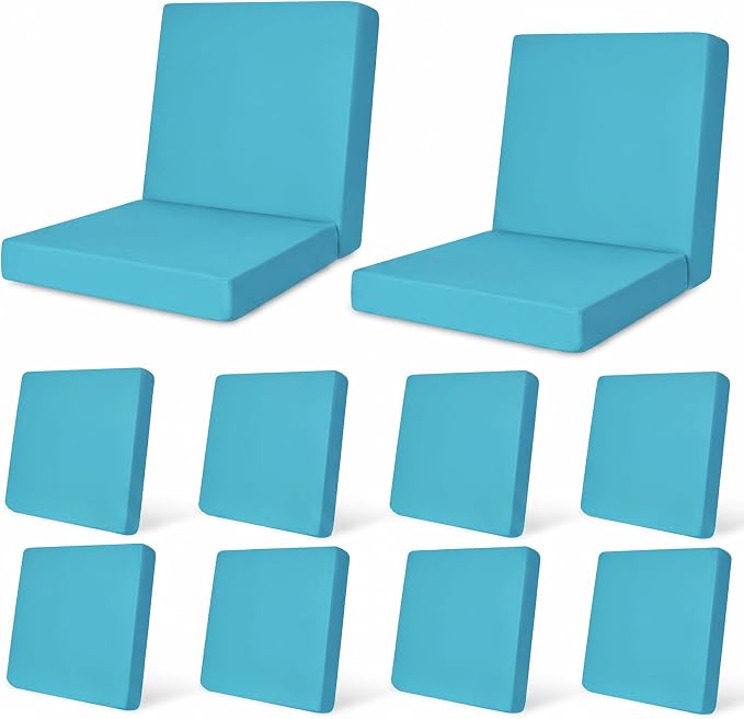 12Pcs Patio Cushion Covers Stretch Outdoor Furniture Protector Slipcovers | by pickyNproud