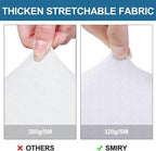 Smiry Waterproof Seat Covers for Dining Room Chairs Set of 2, Stretch Jacquard - Image 4