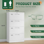 Letaya 4 Drawer File Cabinets - Image 3