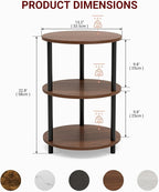 XBurmo Round Coffee Table for Living Room - Image 2